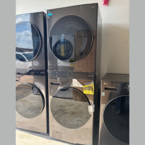 LG Single Unit Front Load WashTower with Center Control 4.5 Cu. Ft. Washer and 7.4 Cu. Ft. Gas Dryer