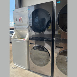 LG Single Unit Front Load WashTower with Center Control 4.5 Cu. Ft. Washer and 7.4 Cu. Ft. Gas Dryer