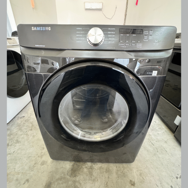 Samsung 7.5 cu. ft. Electric Dryer with Sensor Dry in Brushed Black